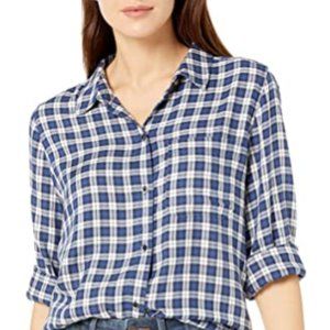 Women's twill long sleeve Boyfriend Shirt